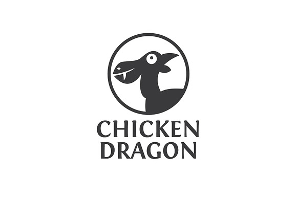 Chicken Dragon Logo in Logo Templates - product preview 3