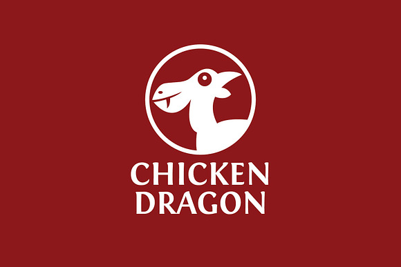 Chicken Dragon Logo in Logo Templates - product preview 4