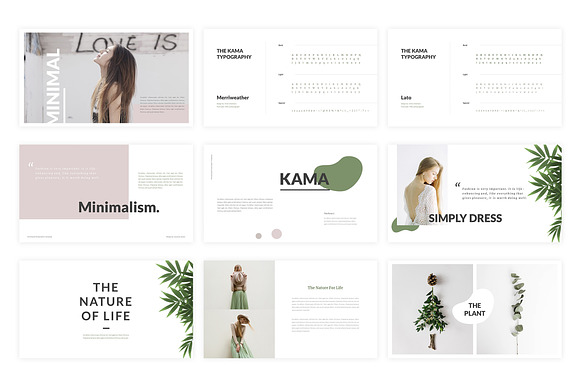 Kama - Brand Guidelines Powerpoint in PowerPoint Templates - product preview 3