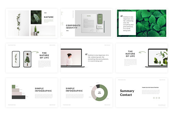 Kama - Brand Guidelines Powerpoint in PowerPoint Templates - product preview 5