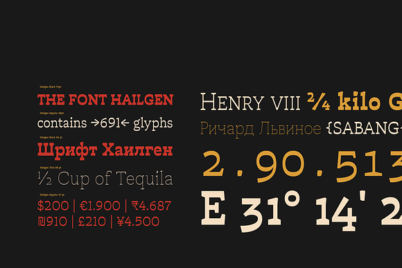 Hailgen Typeface in Serif Fonts - product preview 4
