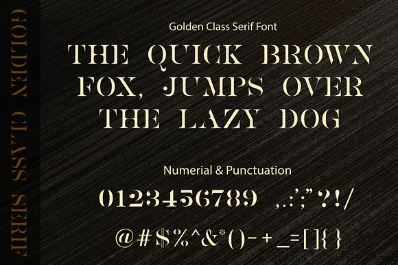 Golden Class // Elegant Font Duo in Display Fonts - product preview 13