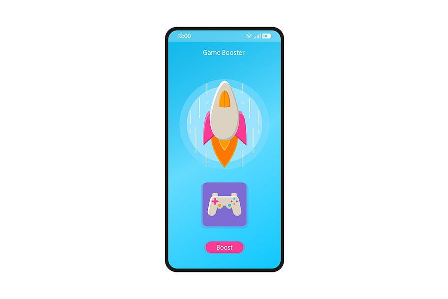 Game booster app interface in Mobile & Web Mockups - product preview 8