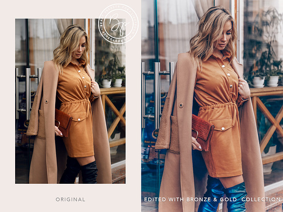 Insta Blogger Presets Bronze & Gold in Add-Ons - product preview 2