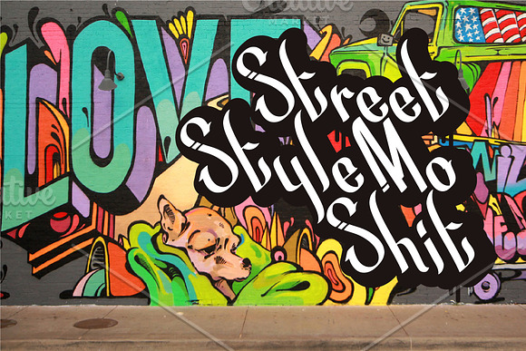 Street Beat | Graffiti Font in Blackletter Fonts - product preview 2