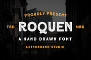 Roquen - A Hand Drawn Typeface
