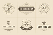 Restaurant Logos and Badges