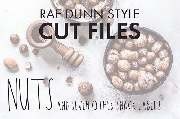 Rae Dunn Style Cut Files Snacks in Illustrations - product preview 3