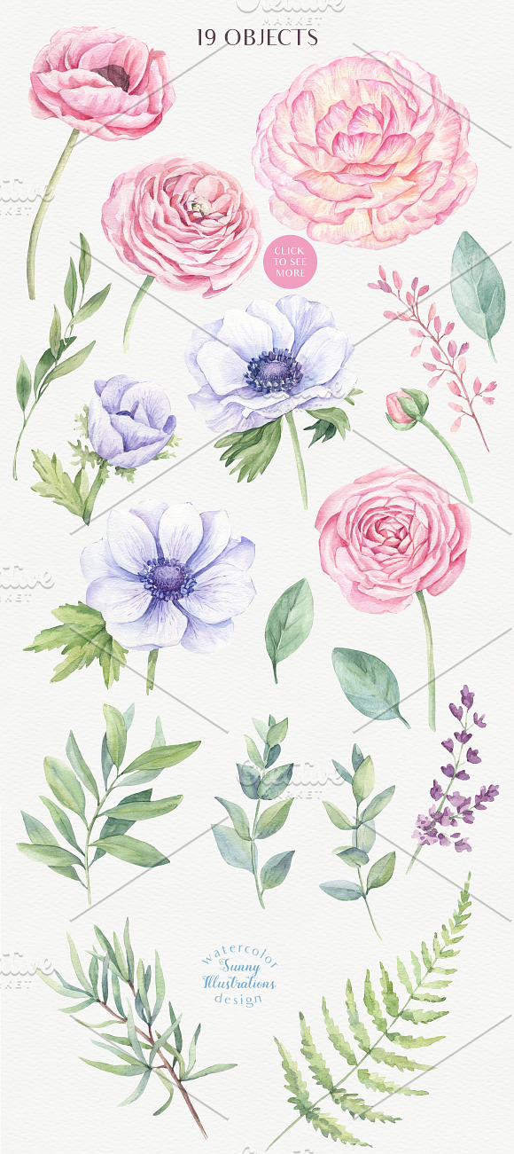 SALE! Tender Blossom in Illustrations - product preview 1