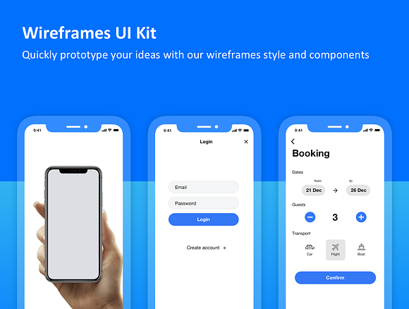 fervs design system in App Templates - product preview 1