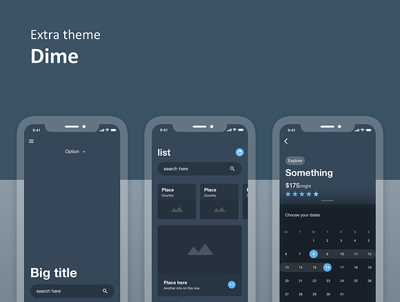 fervs design system in App Templates - product preview 5