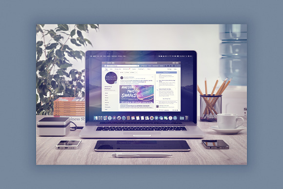 MacBook Front View Mockups in Mobile & Web Mockups - product preview 2