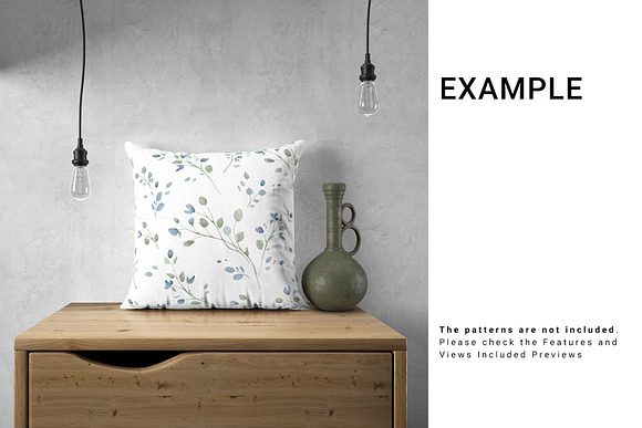 Pillow Mockup Set in Product Mockups - product preview 7