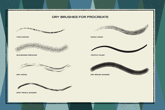 Mid-Century Procreate Brush Bundle in Add-Ons - product preview 37