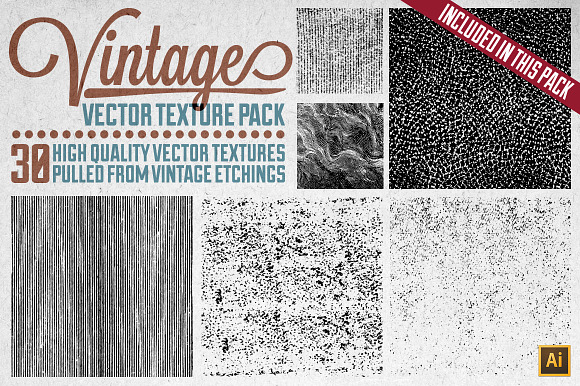 Vintage Vector Texture Bundle in Textures - product preview 2
