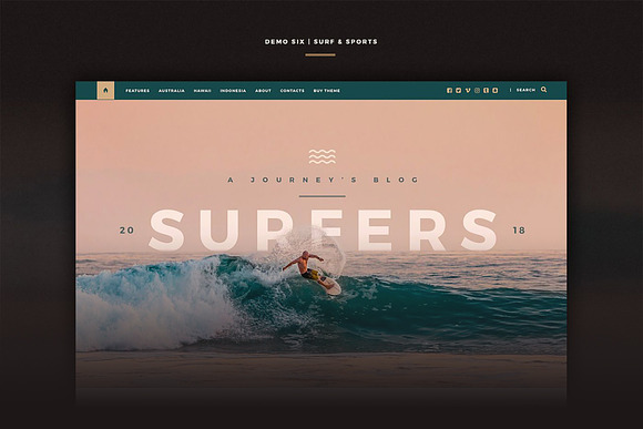 Journey - WP Blog Theme in WordPress Blog Themes - product preview 1