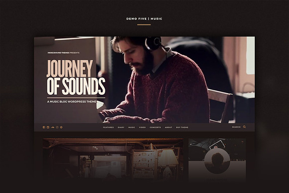 Journey - WP Blog Theme in WordPress Blog Themes - product preview 2