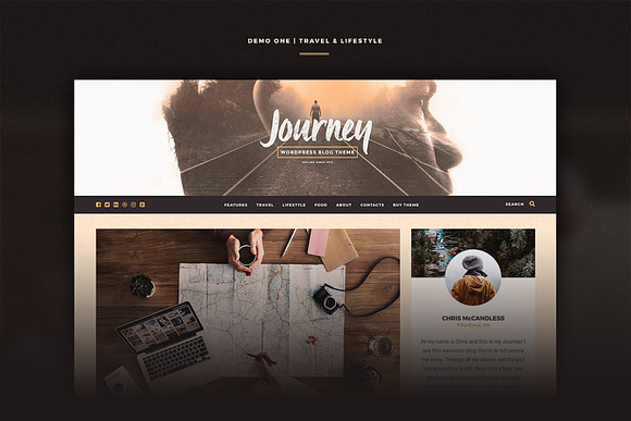 Journey - WP Blog Theme in WordPress Blog Themes - product preview 5
