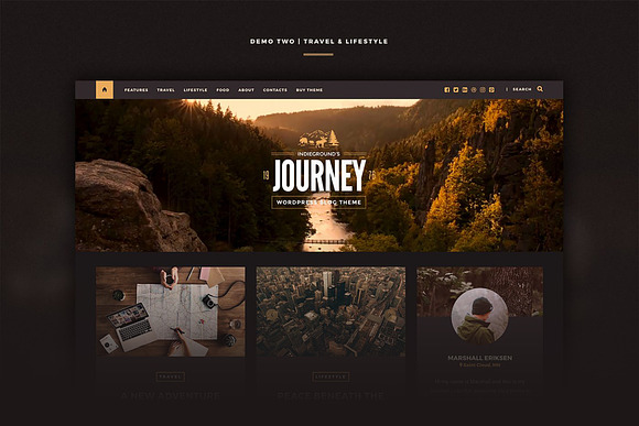 Journey - WP Blog Theme in WordPress Blog Themes - product preview 6