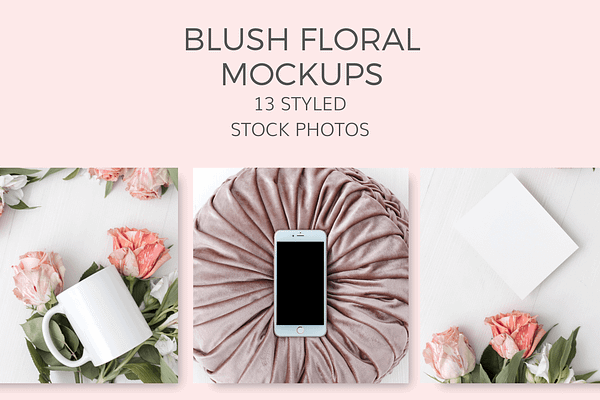 Blush Floral (13 Styled Images)