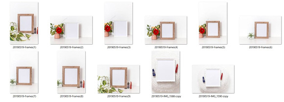 Frames (11 Styled Images) in Print Mockups - product preview 1