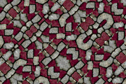 Stone Collage Seamless Pattern Mosai