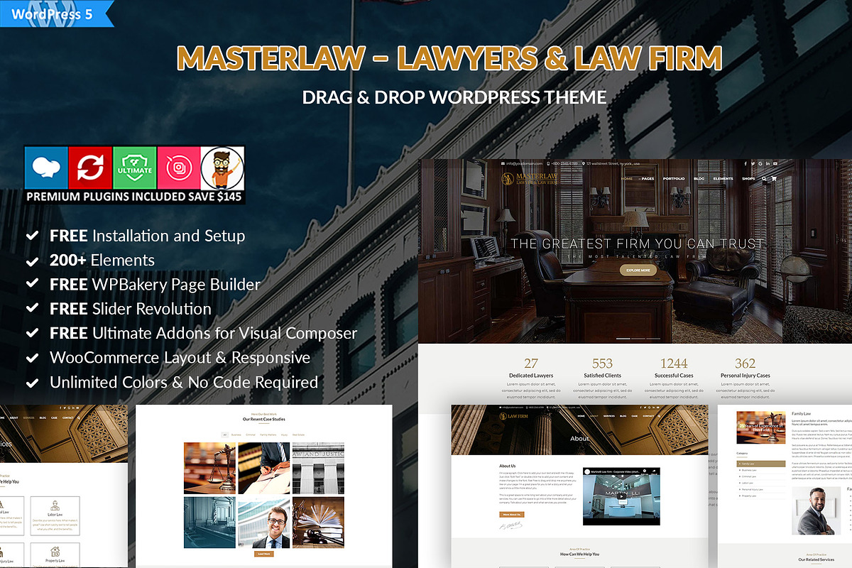 Masterlaw – Lawyers & Law Firm Theme in WordPress Business Themes - product preview 8