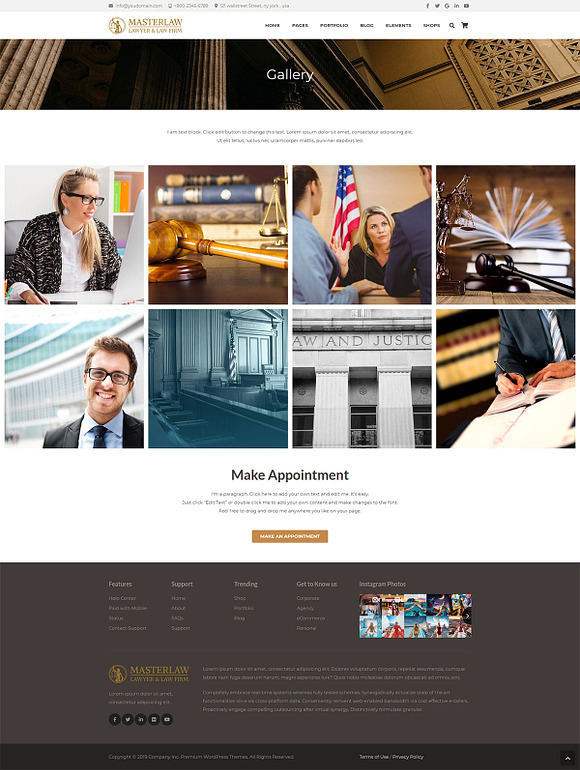 Masterlaw – Lawyers & Law Firm Theme in WordPress Business Themes - product preview 6