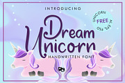 Dream Unicorn - Handwritten Font