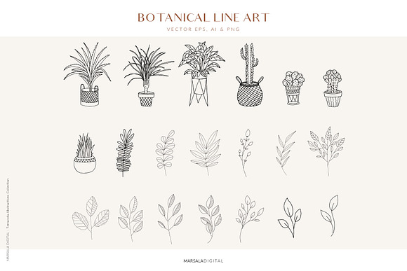 Abstract Graphic Collection Line Art in Illustrations - product preview 12