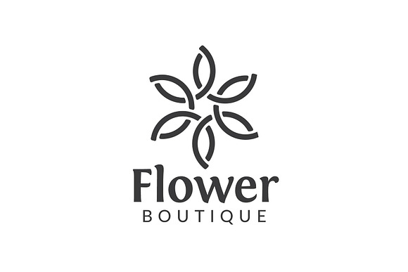 Flower Boutique Logo in Logo Templates - product preview 2
