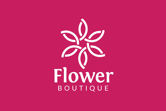 Flower Boutique Logo in Logo Templates - product preview 3