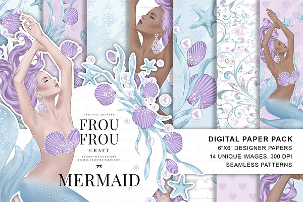 Mermaid Paper Pack