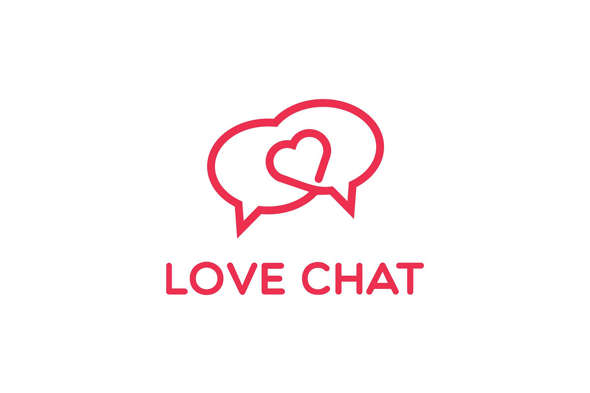 Love Chat Logo in Logo Templates - product preview 8