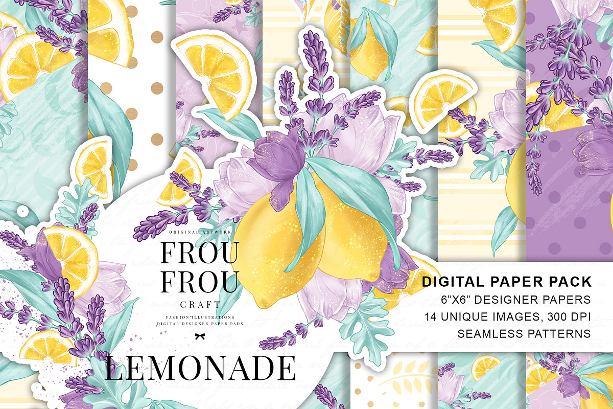 Lemonade Paper Pack in Patterns - product preview 8