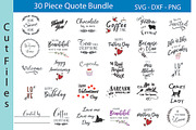30 Various Quotes Bundle