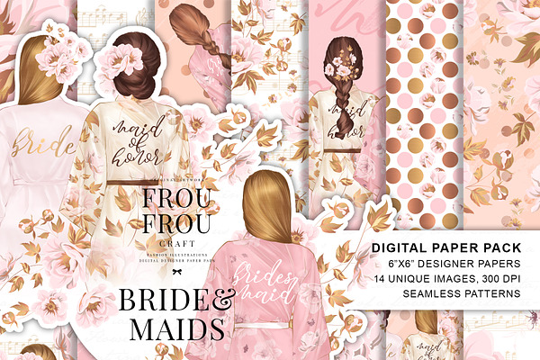 Bride and Maids Paper Pack