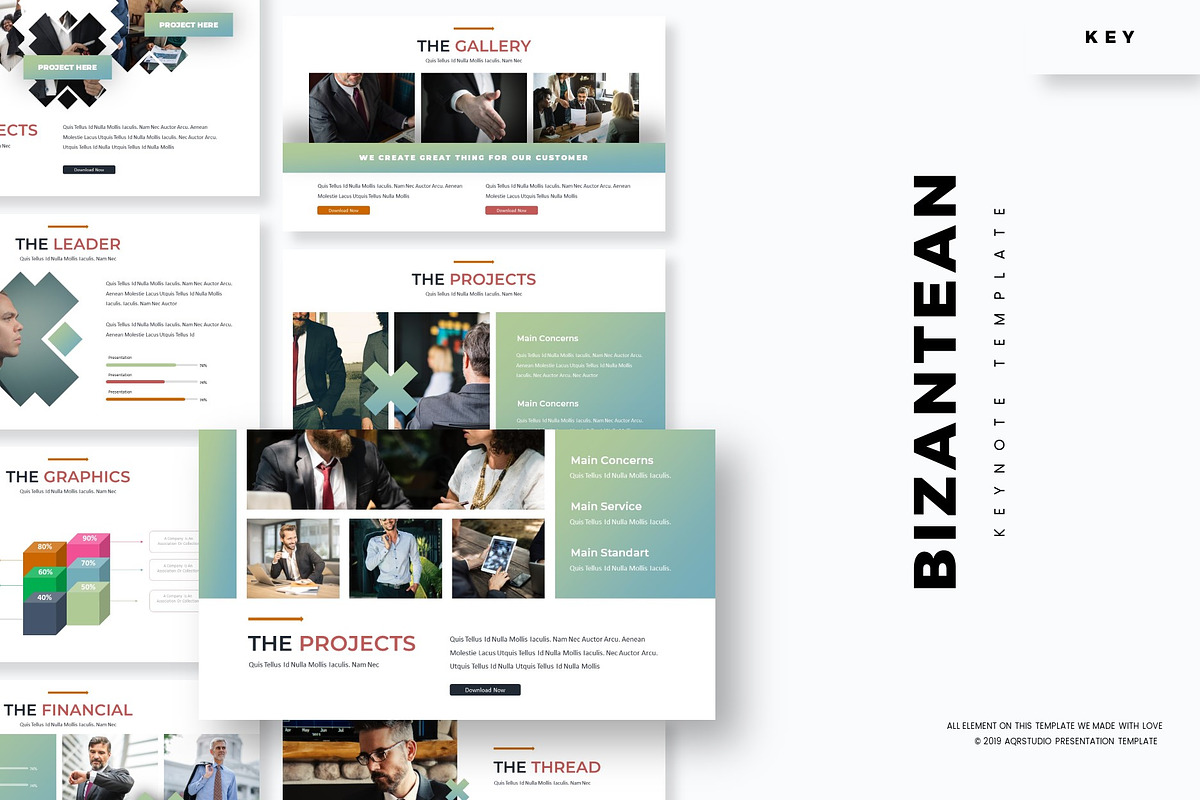 Bizantean  - Keynote Template in Keynote Templates - product preview 8