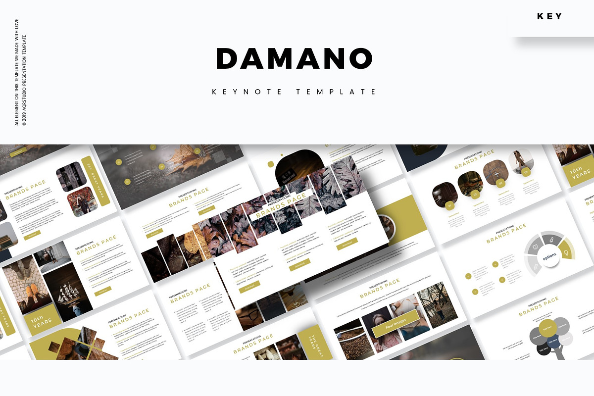 Damano - Keynote Template in Keynote Templates - product preview 8