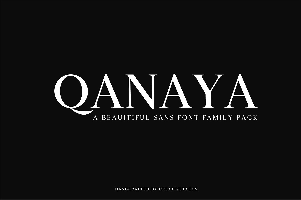 Qanaya Serif Font Family Pack in Serif Fonts - product preview 8