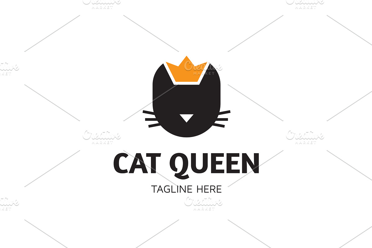 Cat Queen Logo in Logo Templates - product preview 8