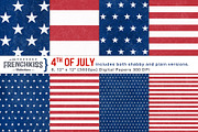4th of July Digital Papers