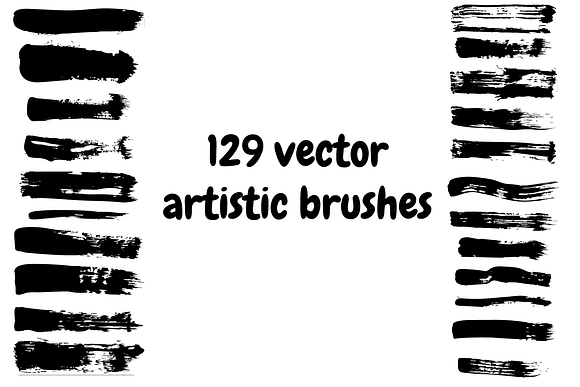 129 vector art brushes in Add-Ons - product preview 3