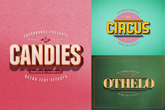 Retro Text Effects V.02 in Add-Ons - product preview 3