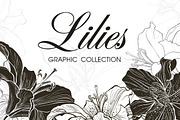 Lilies. Graphic collection.