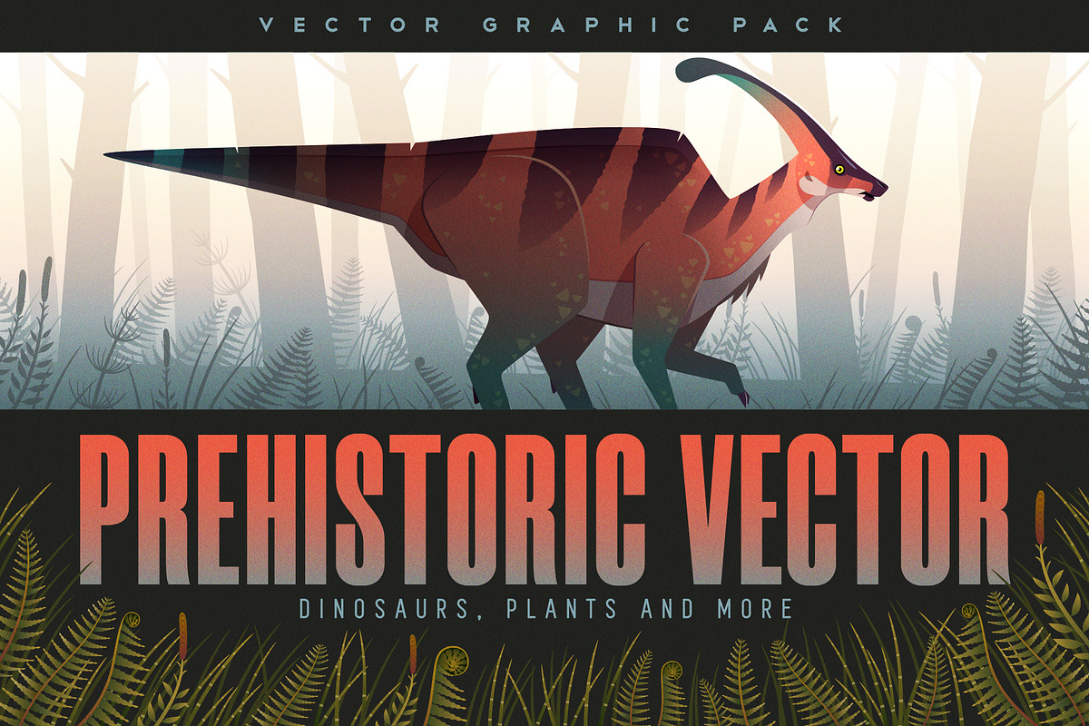 Prehistoric Vector. Dinosaurs & More in Illustrations - product preview 8