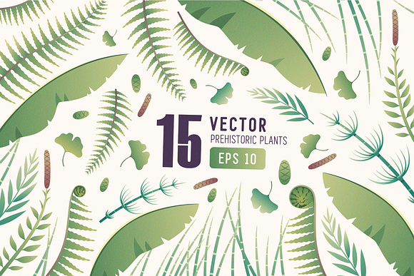 Prehistoric Vector. Dinosaurs & More in Illustrations - product preview 3