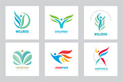 Wellness Health Nature - Logo Set