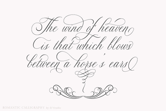 Glaston Romantic Calligraphy in Script Fonts - product preview 1