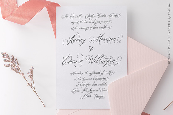 Glaston Romantic Calligraphy in Script Fonts - product preview 8
